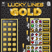 $4 Lucky Lines Gold - 13137